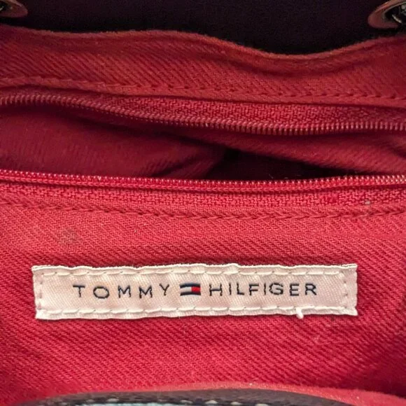 TOMMY HILFIGER Women's Handbag Shoulder Bag Small Satchel Black
